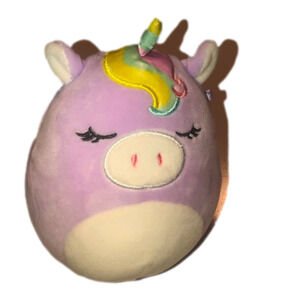 KELLYTOY Squishmallows Silvia Purple Unicorn Easter 2020 5”